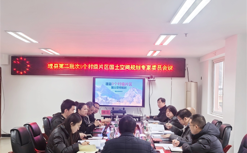 测绘公司承揽的理县第二批次村级片区妄想顺遂通过评审