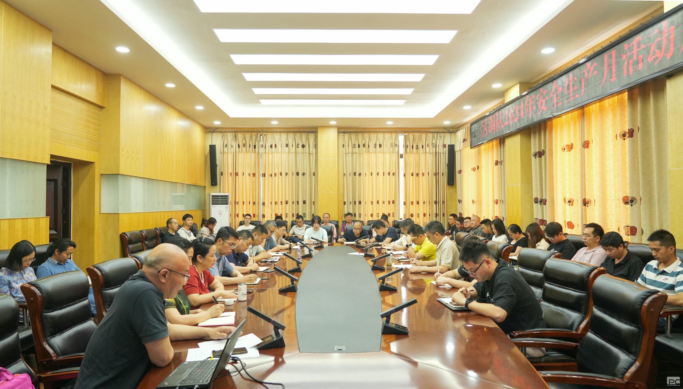 区调队举行2024年“清静生产月”运动启动仪式